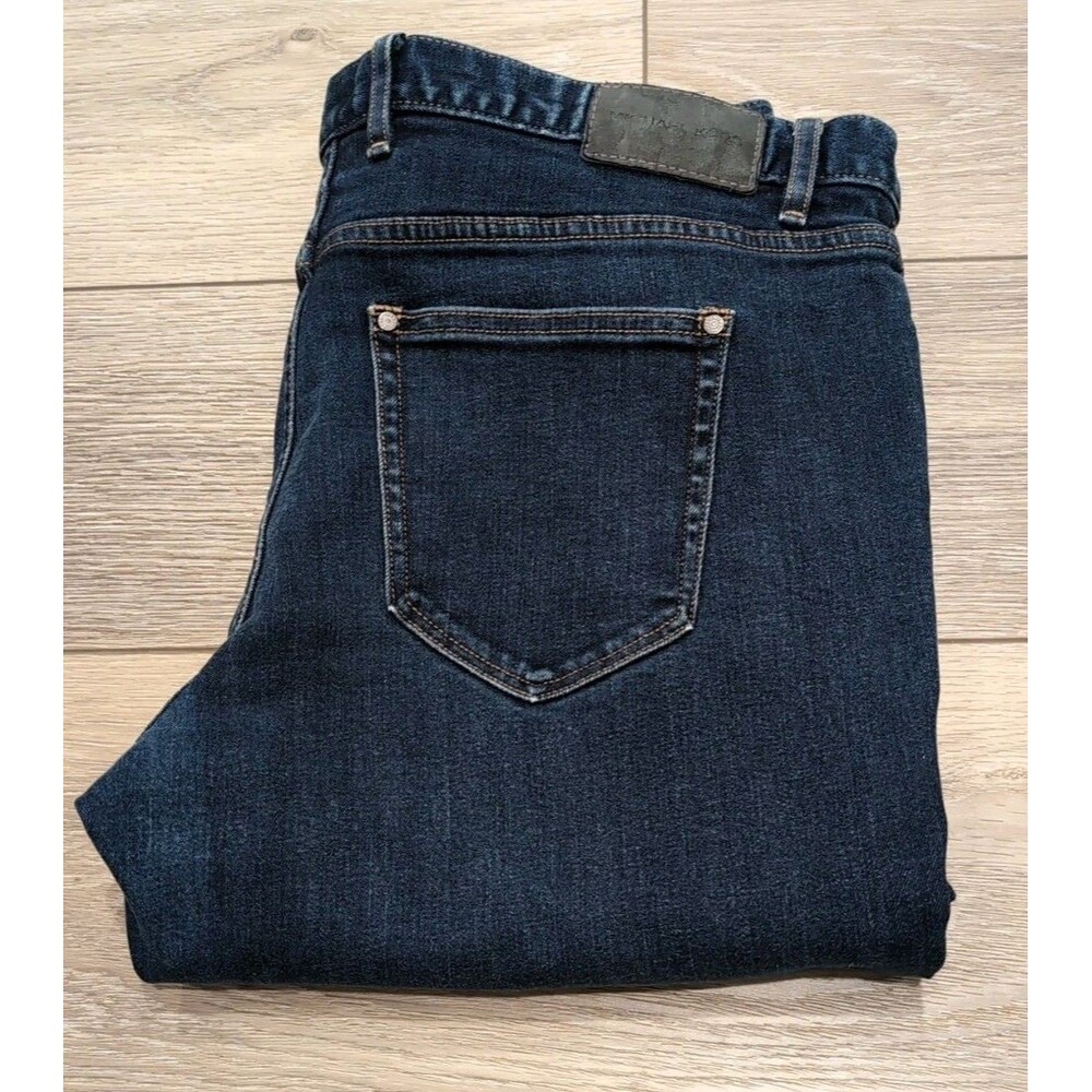 MICHAEL KORS MEN'S 38x30 PARKER SLIM FIT JEANS BLUE DENIM CLASSIC STRETCH